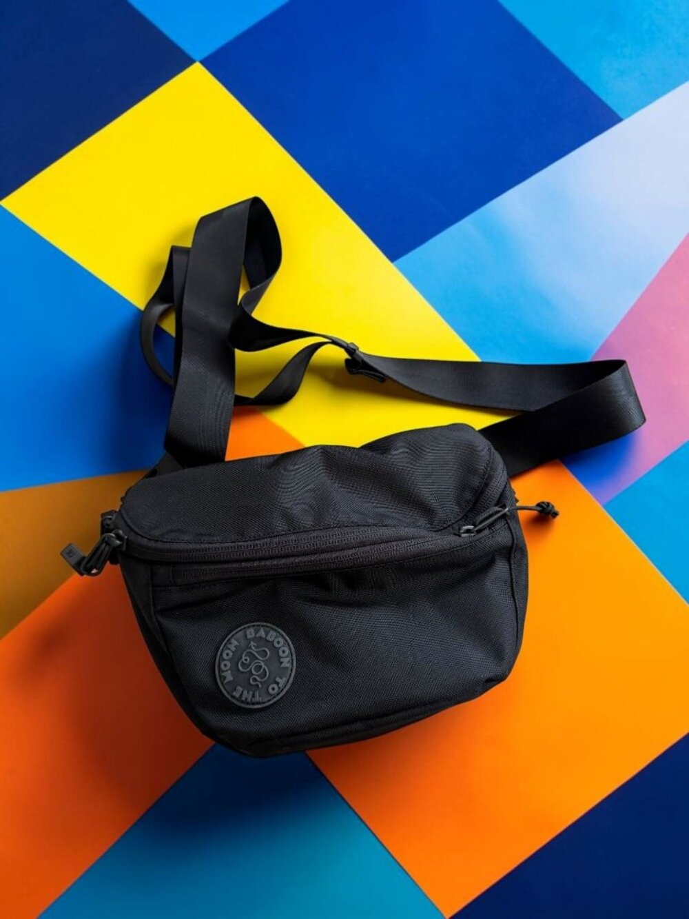 BABOON TO THE MOON Unisex Black Fanny Waist Pack Bag